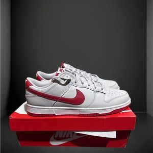 - Nike Dunk Low “Vast Grey Varsity Red” Size 13